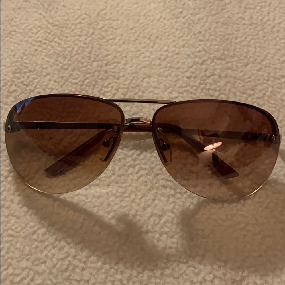 Fashion  Unisex’s Gold glasses Black Flame Nice